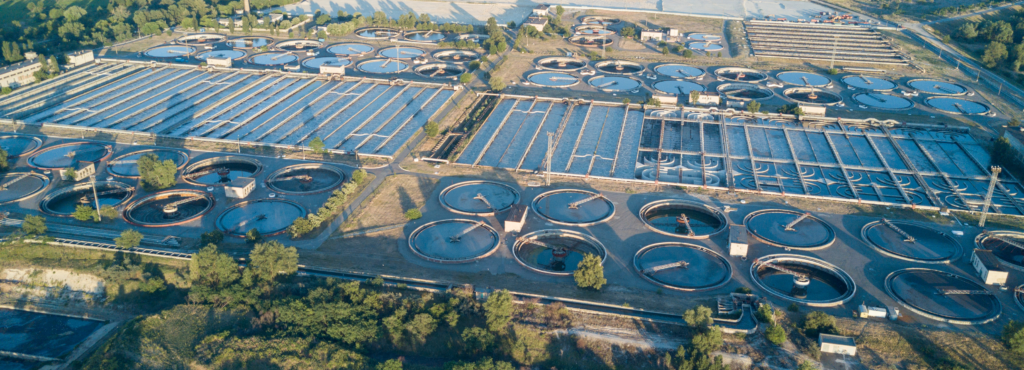 Zakelijke energie waterschap en waterzuiveringsinstallatie