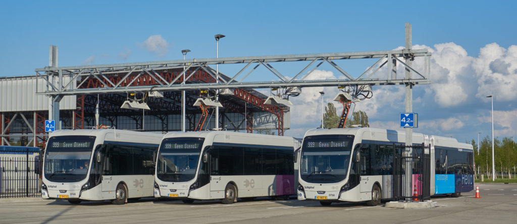 zakelijke energie bus oplaadstation